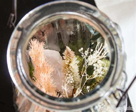 Homemade Potpourri Scent Jars Filled With Dried Botanicals