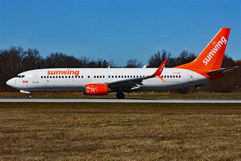 C FJVE Sunwing Airlines C FJVE Boeing B 737 8DC SW S Flickr