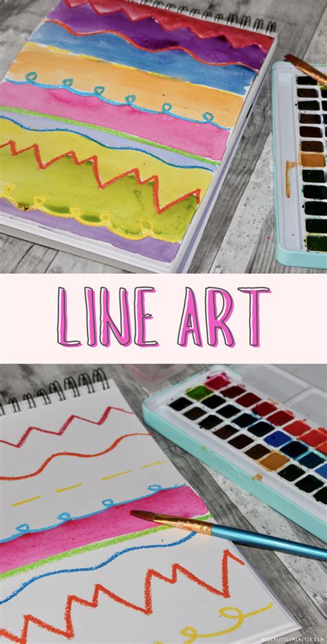 Line Art for Kids - Messy Little Monster