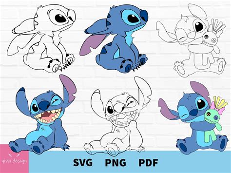 Stitch Svg Stitch Svg Bundle Stitch Layered Svg Stitch Etsy