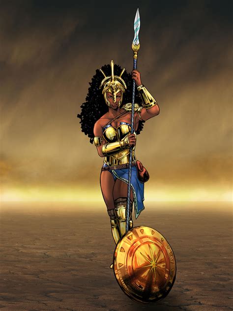 Nubia Queen Of The Amazons By Invictarex On Deviantart