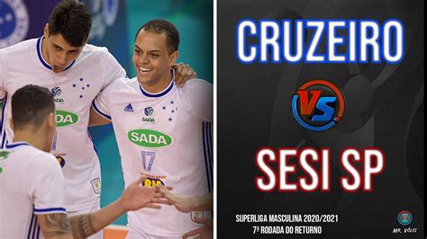 Sada Cruzeiro X Sesi SP Melhores Momentos Superliga Masculina 20 21