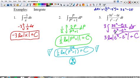 7 6 Integration Involving Logarithms Youtube