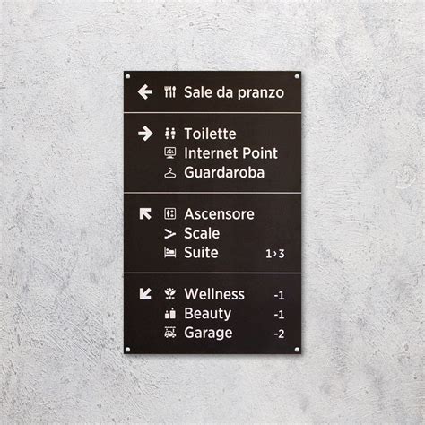 Modern Wall-mounted Business Directory Sig…