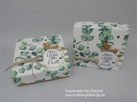 Alles Liebe Zum Fest Verpackung Stempeln Stanzen Und Basteln Mit