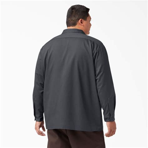 Mens Long Sleeve Work Shirt Dickies Us