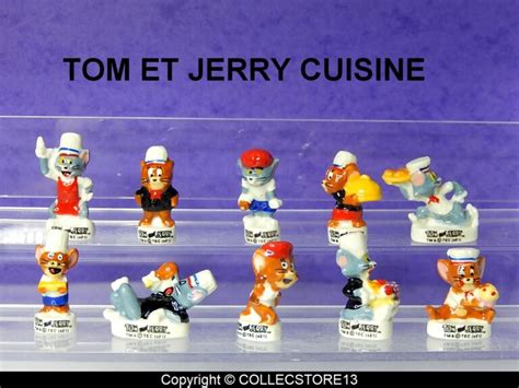 SERIE COMPLETE DE FEVES TOM ET JERRY CUISINE Fèves de collection