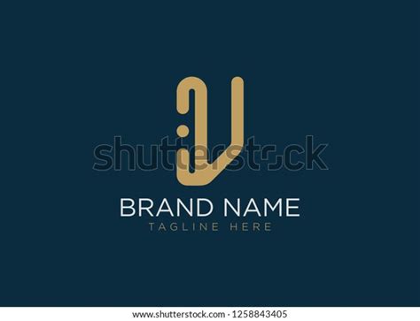 Luxury Letter V Logo Elegant Identity Stock Vector Royalty Free