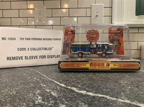 Code 3 Toy Fair Ferrara Inferno Pumper Die Cast Toy Limited Edition