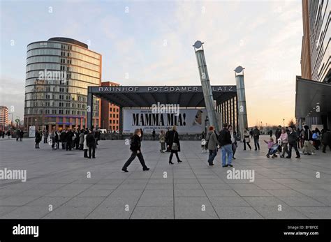 Potsdamer Platz railway station, modern architecture, Potsdamer Platz square, Berlin, Germany ...