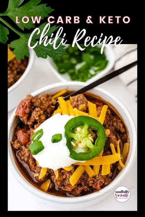 This No Bean Low Carb Keto Chili Is Rich And Full Of Delicious Flavors