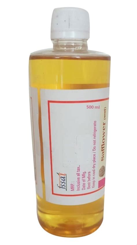 Mono Saturated Low Cholesterol 500ml Cold Pressed Safflower Oil 1 L At