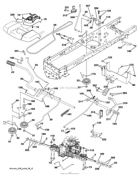 Husqvarna Yth2246 Tdr 96041027201 2012 11 Parts Diagram For Drive