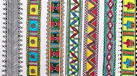 Madhubani Painting Border Design - Madhubani Art Gallery