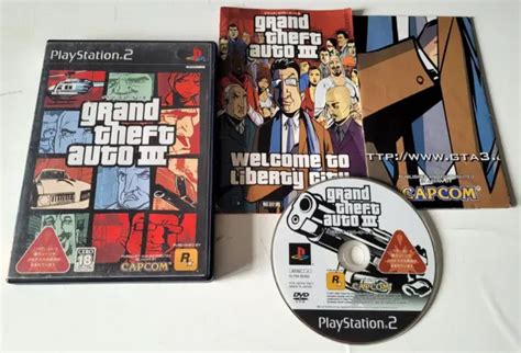 GRAND THEFT AUTO III PlayStation 2 PS2 NTSC J JAPAN Complet Map