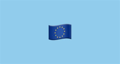 Flag European Union Emoji On Apple Ios