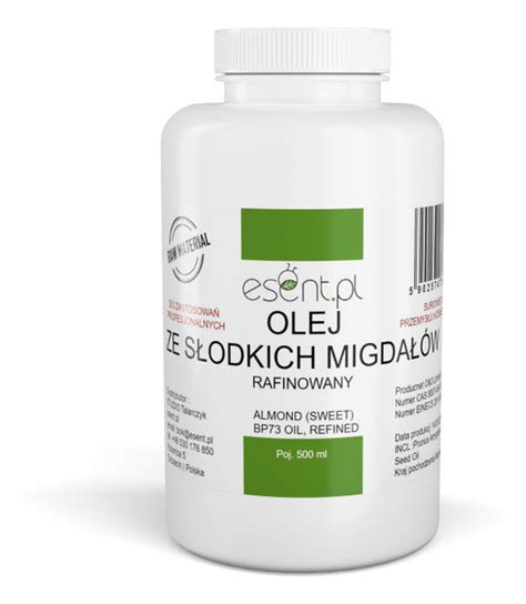 Esent olej ze słodkich migdałów rafinowany 500 ml Sklep EMPIK