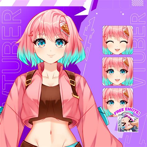 Live D Vtuber Model Custom Vtuber Model Vtuber Commission Vtuber Assets