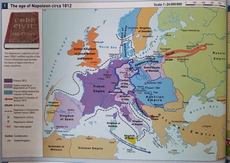 Napoleon Bonaparte Empire Map