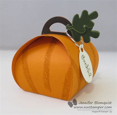 Fall Pumpkin Curvy Keepsake Box