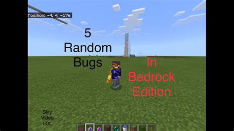 Random Bugs In Minecraft Bedrock Edition Youtube