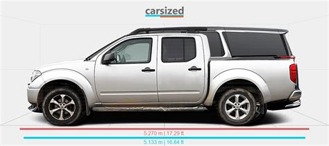 Dimensions Nissan Navara 2004 2014 Vs Maxus Mifa 9 2021 Present