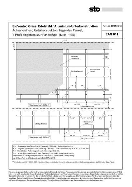 CAD Detail StoVentec Glass Sto Heinze De