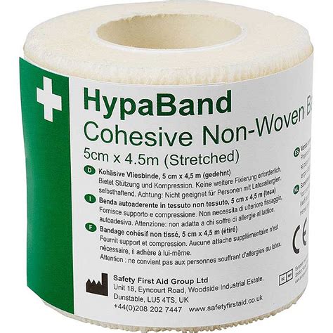 Hypaband Cohesive Bandage Non Woven Cm X M Bandages First