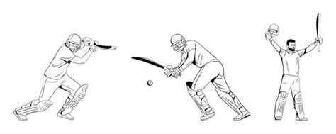 1,571 Cricket Team Outline Images, Stock Photos, 3D objects, & Vectors ...