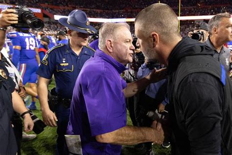 Video Brian Kelly S Postgame Press Conference After The Florida Loss