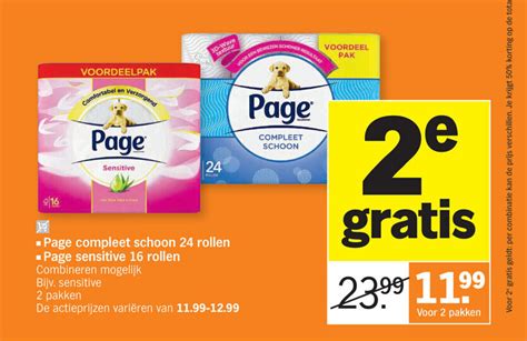 Page Compleet Schoon Rollen Promotie Bij Albert Heijn