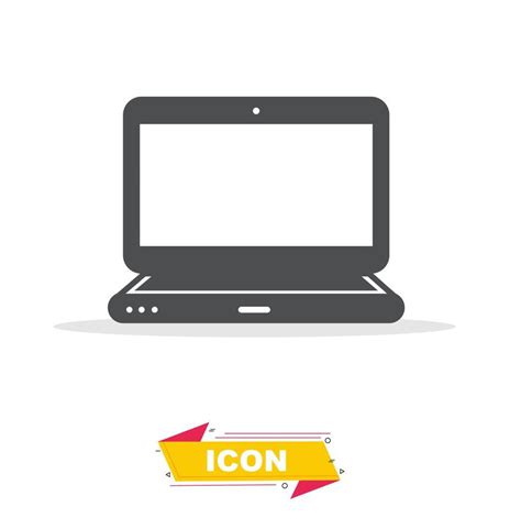 Laptop icon in black colour 20461536 Vector Art at Vecteezy