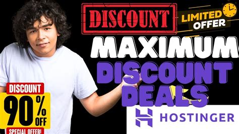 Maximum Discount On Hostinger Get Discount On Your Web Hosting