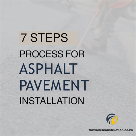 Ppt Step Process For Asphalt Pavement Installation Powerpoint