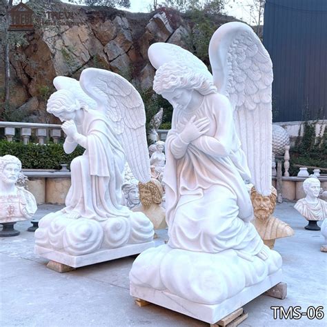 White Marble Angel Statue - Trevi Statue