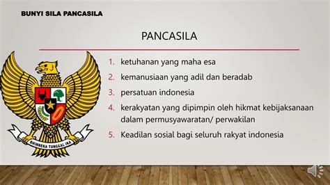 PPKn Tema 3 Sub Tema 1 Sila Pancasila Dan Lambang Pancasila Pptx