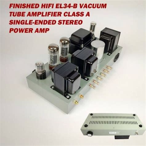 Finished Hifi El B Vacuum Tube Amplifier Class A Single Ended Stereo