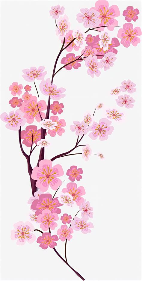 Pin By Saiful My On Projek Seni Cherry Blossom Wall Art Cherry