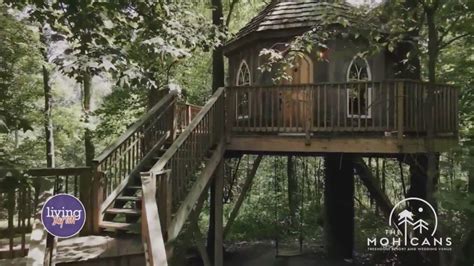 Get Woodsy at The Mohicans Treehouse Resort!