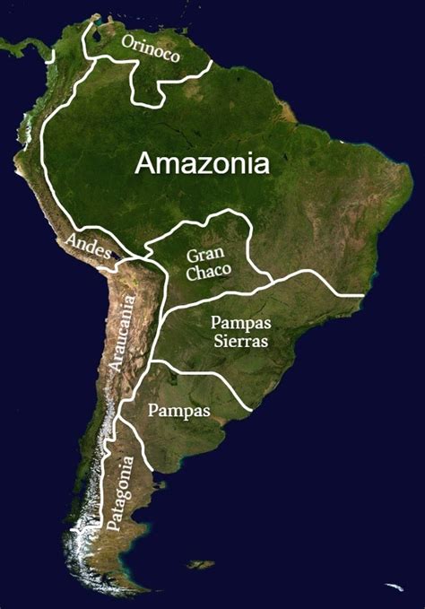 Pampas Region Map