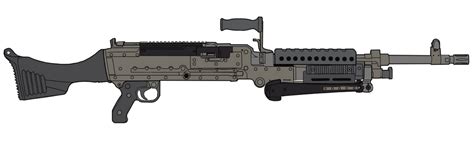 M240B Machine Gun by Tharn666 on DeviantArt