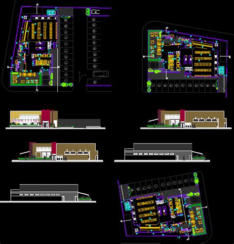 Commercial Premises In AutoCAD CAD Library