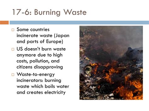 Ppt Chapter 17 Solid And Hazardous Waste Powerpoint Presentation