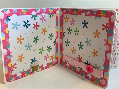 Birthday Scrapbook Girls Birthday Party Premade Pages Chipboard Board