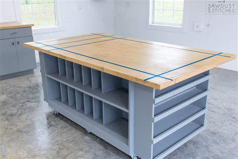 Workbench Storage Table Sawdust Stitches