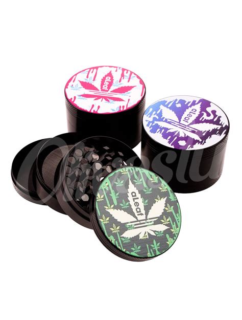 Adidas Leaf 4 Part Metal Grinder 60mm Herb Grinders Olivastu®