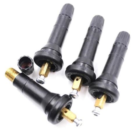 4x Kit de reparación de vástago TPMS de la válvula del sensor de