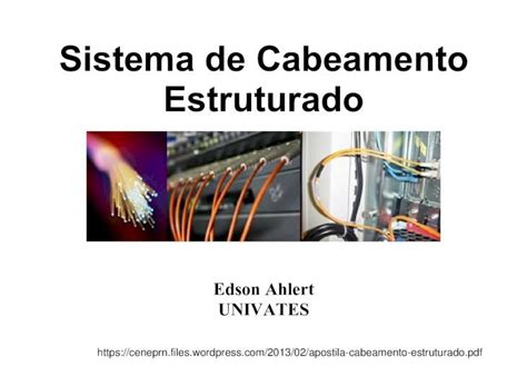 PDF Apostila Cabeamento Estruturado DOKUMEN TIPS