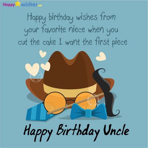 Birthday Cards For Uncle From Niece Happy Birthday Wishes For Uncle