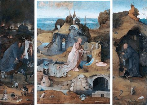 Hieronymus Bosch The Hermit Saints Triptych Inner Panels